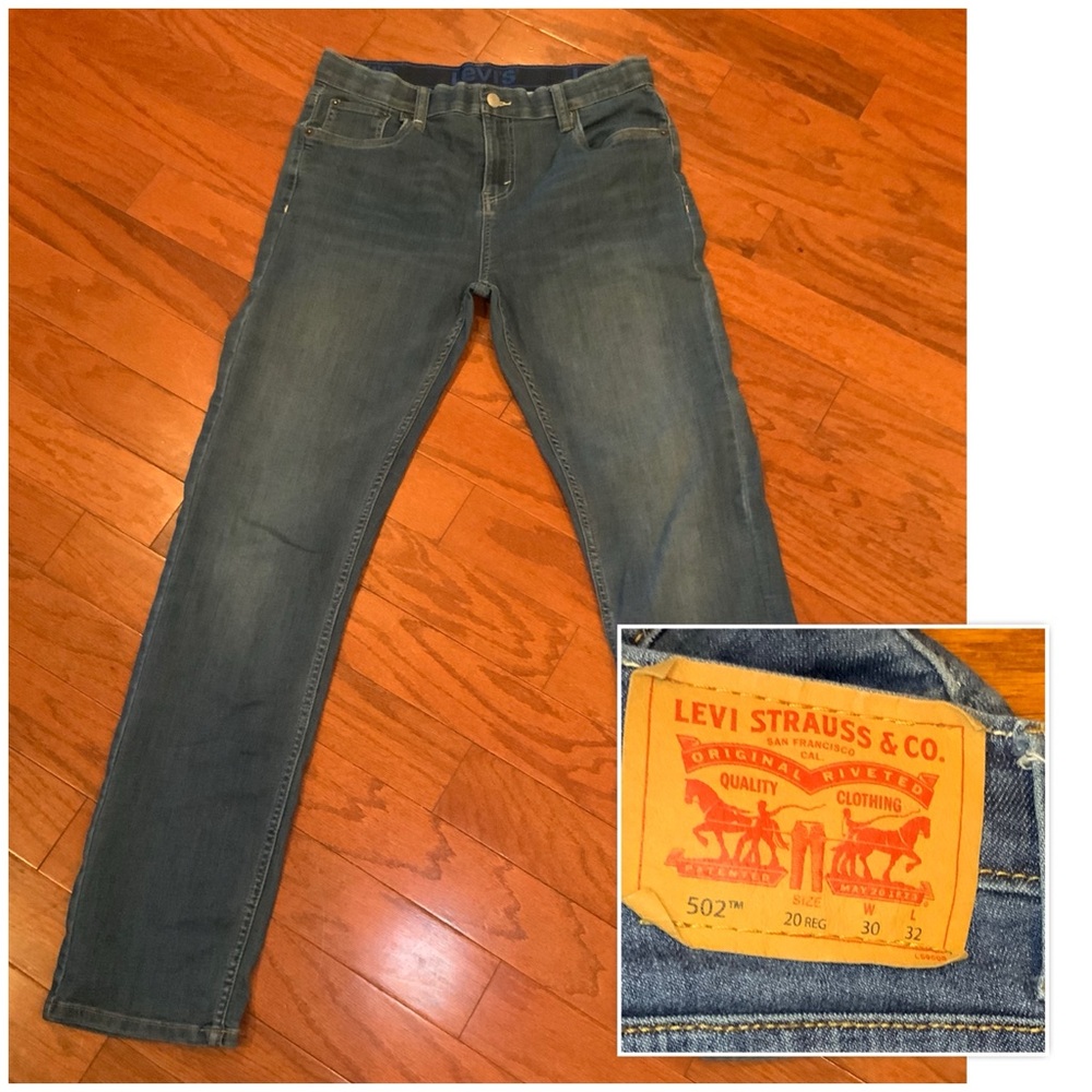 Levi's Men's Slim Straight Jeans in Medium Blue Wash